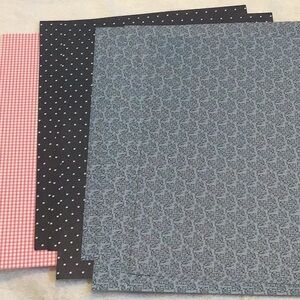 9 pieces Creative Memories Mixed Paper Bundle